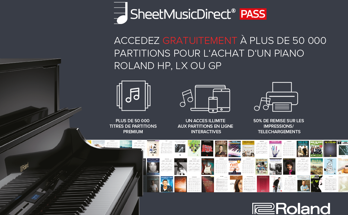 Roland Sheet Music Direct Pass EML Pianos
