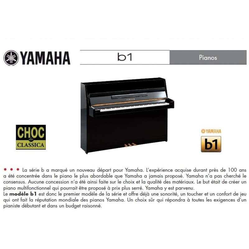 Présentation Piano droit Yamaha B1