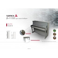 Piano droit SAMICK  JS-115 D