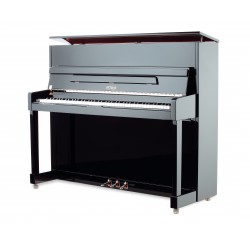 Piano Droit PETROF P118M Noir brillant Edition limitée Silver