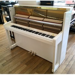 Piano occasion Droit SCHIMMEL 120 International Blanc brillant