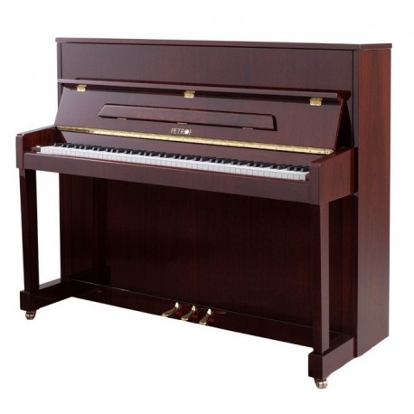 Piano Droit PETROF P118M Noir brillant Edition limitée Silver