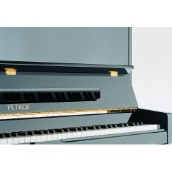 Piano Droit PETROF 125 M1 Noir Brillant, mécanique Renner