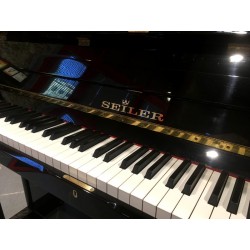 PIANO DROIT OCCASION SEILER 122 KONSOLE Noir Brillant