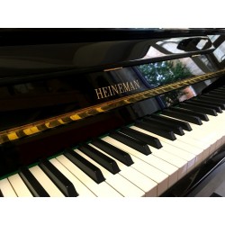 Piano droit occasion HEINEMAN By Petrof 118 noir brillant