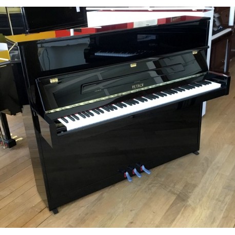 PIANO DROIT PETROF P118 S1 Noir Poli