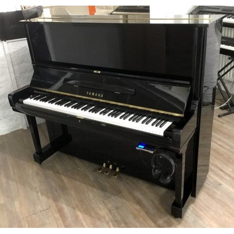 Piano occasion Yamaha U3 Silent Genio Noir Brillant 1m31