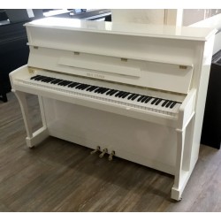 Piano droit Wilh Steiner 111 Elegance Blanc Brillant