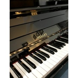 Piano droit occasion Hellas Eroica noir brillant 116 cm