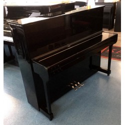 Piano droit occasion Hellas Eroica noir brillant 116 cm