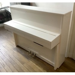 Piano Droit PLEYEL Esprit 115 Blanc brillant silencieux
