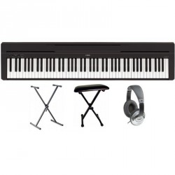 Pack : Piano numérique YAMAHA P 35 Noir Mat + Banquette en X + Casque JVC