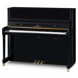 PIANO DROIT KAWAI K-300 ATX2 122cm Noir Brillant
