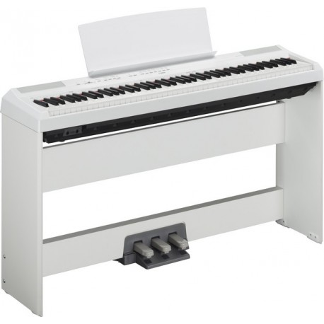 Pianos numériques YAMAHA P115 WH BLANC + STAND + PEDALIER