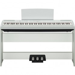 Pianos numériques YAMAHA P115 WH BLANC + STAND + PEDALIER