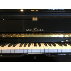 Piano Droit SCHIMMEL 120T Noir brillant, mécanique Renner