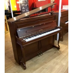 PIANO DROIT OCCASION W HOFFMANN H 120 Chippendale noyer satine