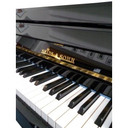 Piano Droit Seidl & Sohn SL113  Noir brillant