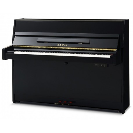 PIANO DROIT KAWAI K-15e ATX2 110cm Noir Brillant