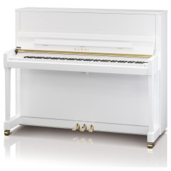 PIANO DROIT KAWAI K-300 ATX2 122cm Noir Brillant