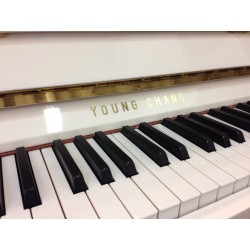 Piano Droit YOUNG CHANG EC-109 Blanc brillant