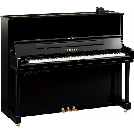 PIANO DROIT YAMAHA YUS1 SH2 SILENT 121cm Noir Brillant