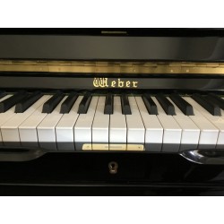 Piano Droit WEBER W18  109cm Noir Brillant