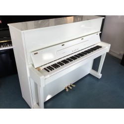 PIANO DROIT KAWAI K-25E Blanc Brillant 1m21