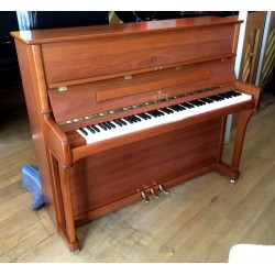 PIANO DROIT OCCASION SEILER 122 KONSOLE Noir Brillant
