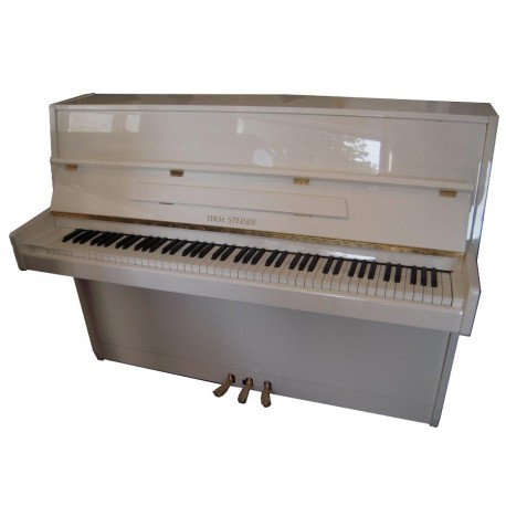 PIANO DROIT WILH.STEINER 109 Futura Blanc Brillant