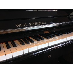 PIANO DROIT WILH.STEINBERG P-121 E Noir Brillant / Chrome