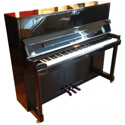PIANO DROIT WILH.STEINBERG P-121 E Noir Brillant / Chrome