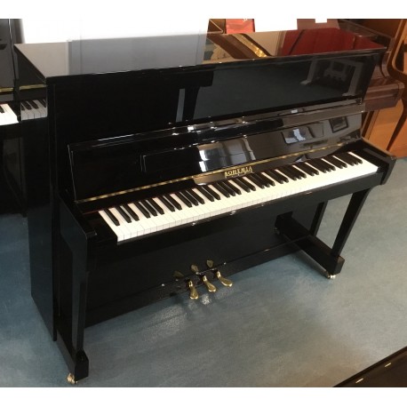 Piano droit BOHEMIA 113 Menuet noir brillant