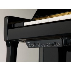 Piano droit KAWAI K500 AURES ATX3 hybrid noir brillant 130cm