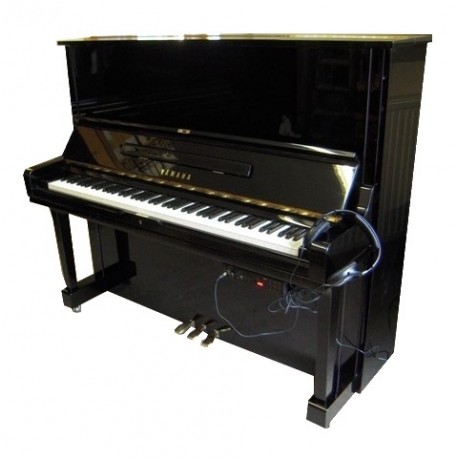 Piano Droit YAMAHA U3 SILENT KORG 131cm Noir brillant
