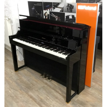 Piano numérique Roland LX17-PE Noir brillant.