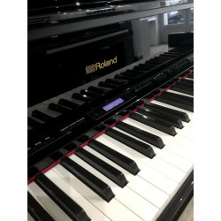 Piano numérique Roland LX17-PE Noir brillant.