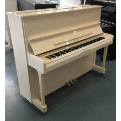 Piano droit Hyundai By Samick U-838 121cm Blanc brillant