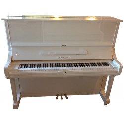 Piano Droit YAMAHA U3S Blanc brillant 131cm (avec pédale tonale)