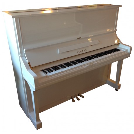 Piano Droit YAMAHA U3S Blanc brillant 131cm (avec pédale tonale)
