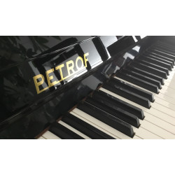 Piano droit PETROF 125M Noir Brillant