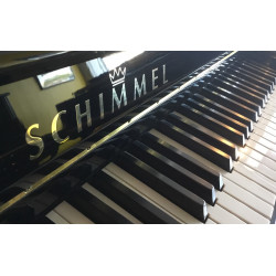 Piano Droit SCHIMMEL 120T Noir brillant, mécanique Renner