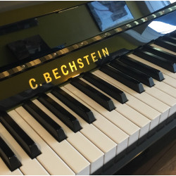 Piano droit occasion C. BECHSTEIN Millenium 116 K SILENT Noir brillant