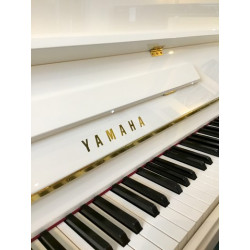Piano droit Yamaha b3e  Blanc brillant 1m21