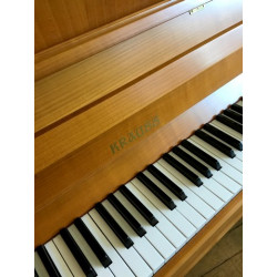 Piano Droit KRAUSS Made by Sauter120 R2 Merisier satiné