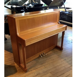 Piano Droit KRAUSS Made by Sauter120 R2 Merisier satiné