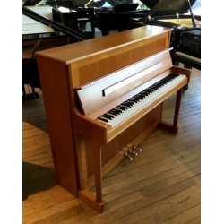Piano Droit KRAUSS Made by Sauter120 R2 Merisier satiné