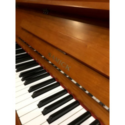 PIANO DROIT SAMICK 118 Harmonie Merisier / Chrome 1m18