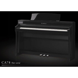 PIANO NUMERIQUE KAWAI CA 78 EP Noir Brillant