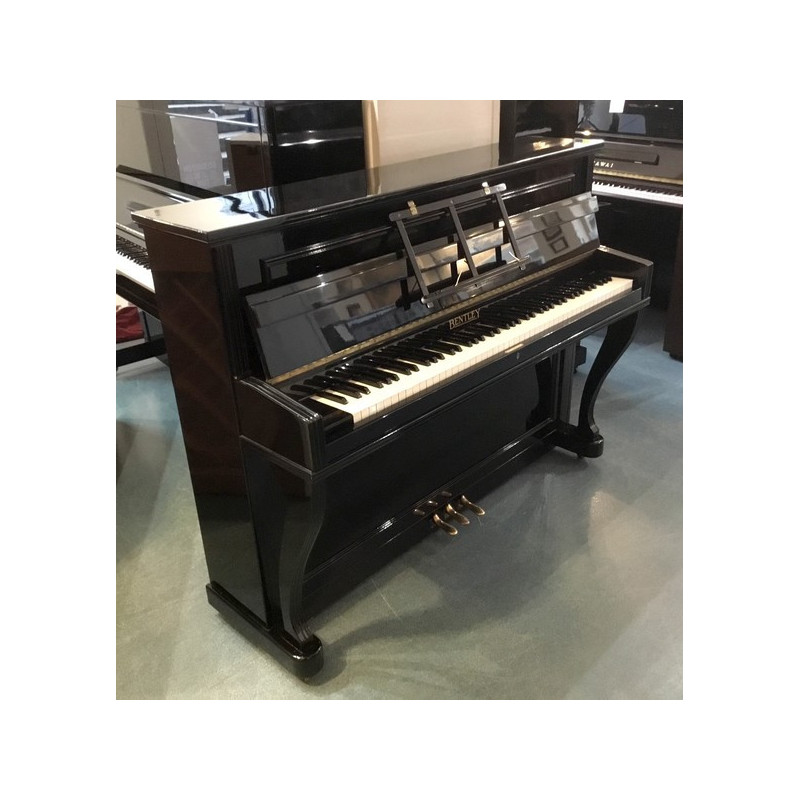 Piano droit Bentley Normandy noir Brillant 1m14